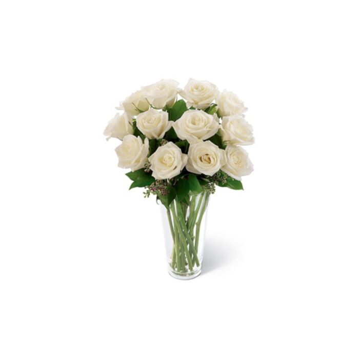 12 Puting Rosal at Lalagyan