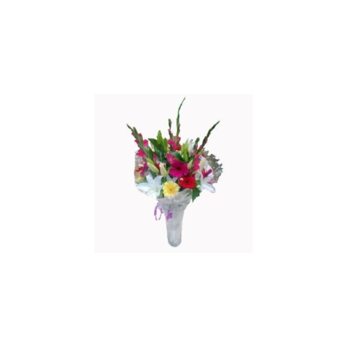 Happy Note A bunch of Mixed Variety n Color of Flowers