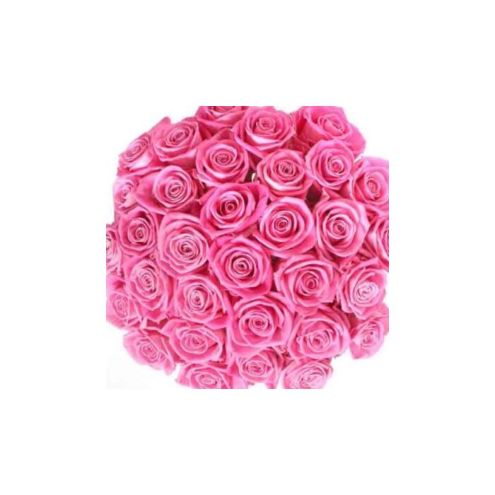 Pink Roses Bouquet 100 Flowers